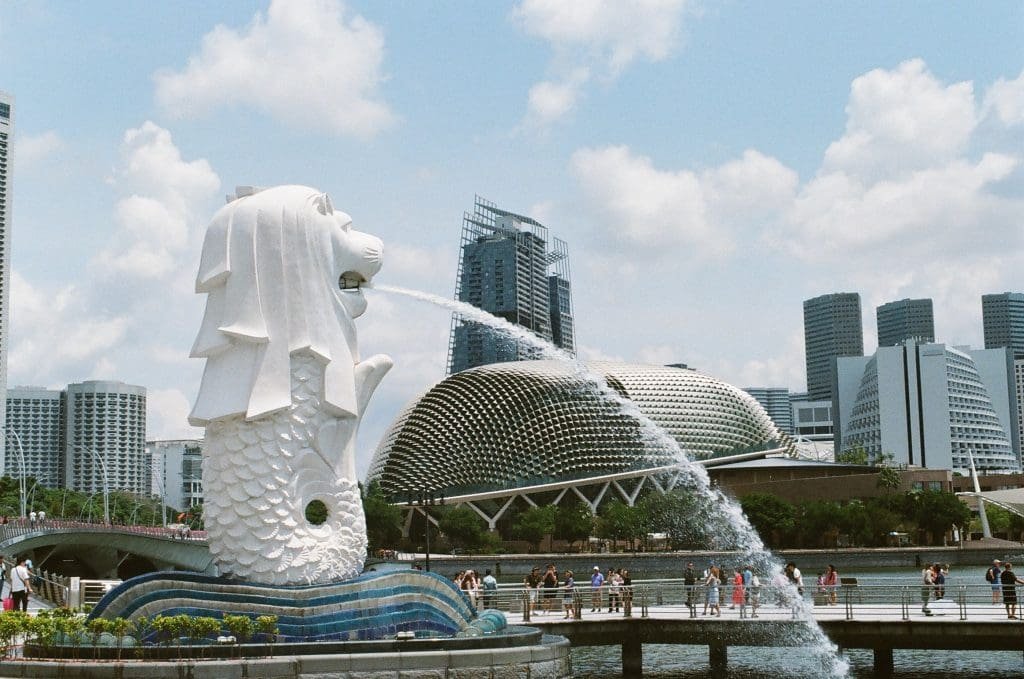 เมอร์ไลออน, ทัวร์สิงคโปร์